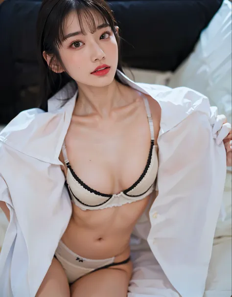 1girl, solo, (bra,panties:1.6), black hair, realistic, lips, short hair, black eyes, ag200, ag400, , (8k, RAW photo, best quality, masterpiece:1.2), (realistic, photo-realistic:1.37)
Japanese girls, make bangs, 