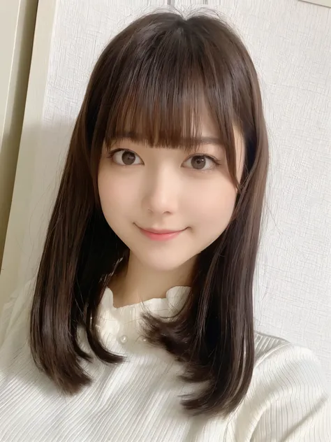 arafed asian woman with long brown hair and bangs posing for a picture, Chiho,  Naruto, Harumi, shiori teshirogi,   narumi kakinouchi, sakimi-chan,   shikamimi, chiho ashima, kimi takemura, ayaka  , Chiaki Nanami