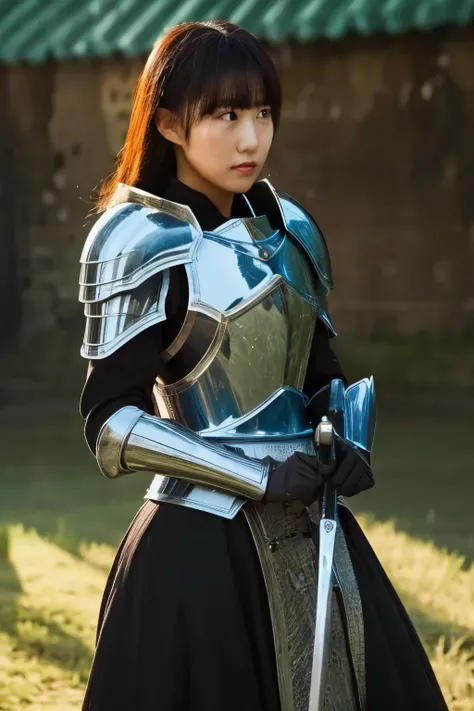 highest quality , Masterpiece, high resolution, in the seat, Knight Armor, Are you ready to grab a long sword and go to war?