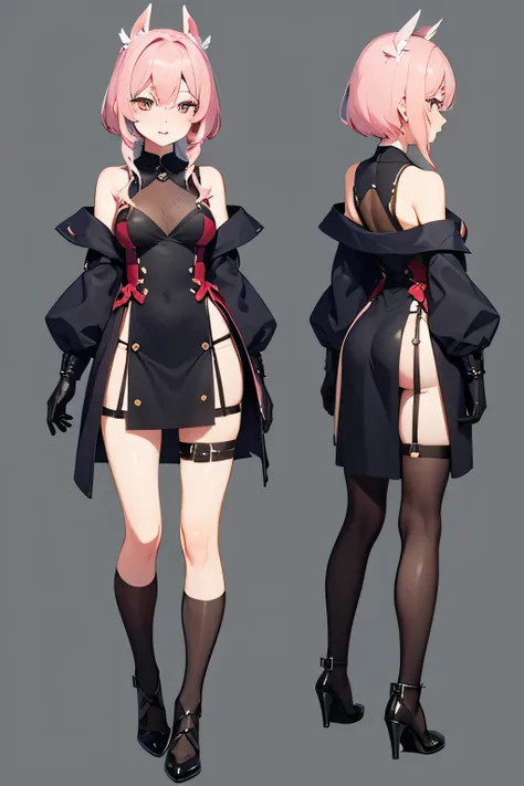 Can you create an image similar to the character for me: Nod elegg, The posture style character design,  full body view from the front, She looks tender and blushed.