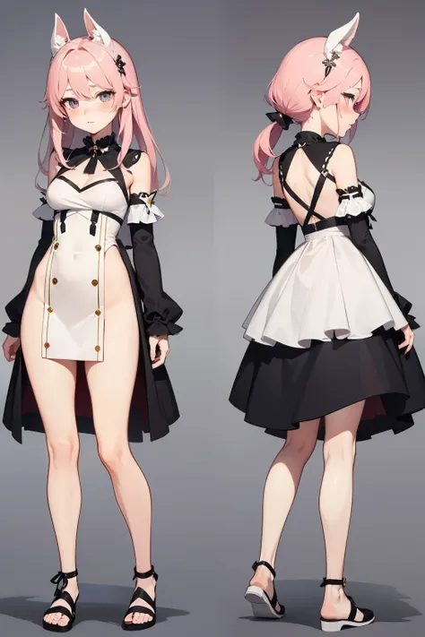 Can you create an image similar to the character for me: Nod elegg, The posture style character design,  full body view from the front, She looks tender and blushed, con ropa sexy.