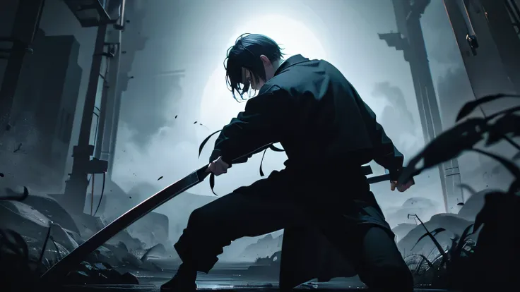  Dark Atmosphere , Emotional, Melancholic key visuals, Wide range of colors,   Pictures Very Difficult 、Kung Fu Stance