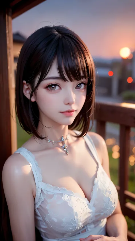 masterpiece、One beautiful girl、Detailed eyes、Swollen eyes、Best Quality, 超High resolution, (Realism: 1.4), Cinematic lighting、Japanese、Asian Beauty、Super Beauty、Beautiful Skin、Slender、Body facing forward、(Hyper-realistic)、(High resolution)、(8k)、(Very detail...