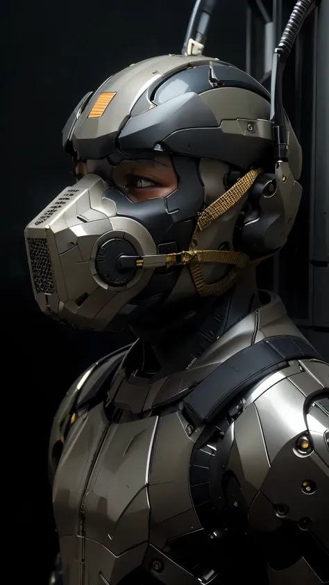 High quality and extremely detailed, Advanced Details, high quality, 最high quality, High resolution, 1080P, hard disk, beautiful,(War Machine),(headgear),See the big picture,beautiful cyborg man,Mecha Cyborg Boy,Battle Mode,Mecha Body Man　8k 　Elementary sc...