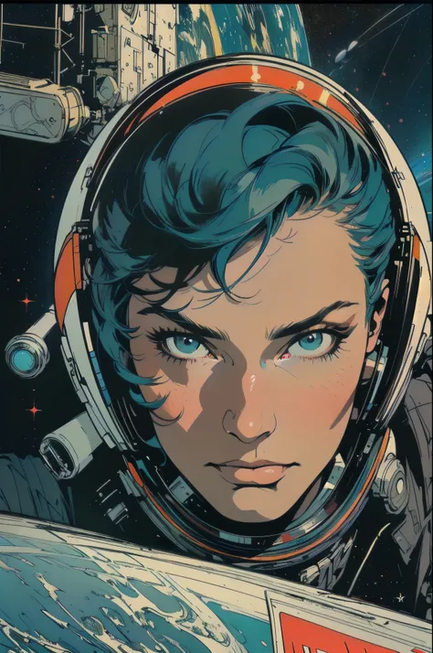 (((masterpiece,best quality))),32K Wallpaper,((( Highly Detailed Poster ))),retro vintage,sci-fi,(((space thriller cinematic movie poster))),(((Bauhaus))),(((mid-century modern))),dynamic angle