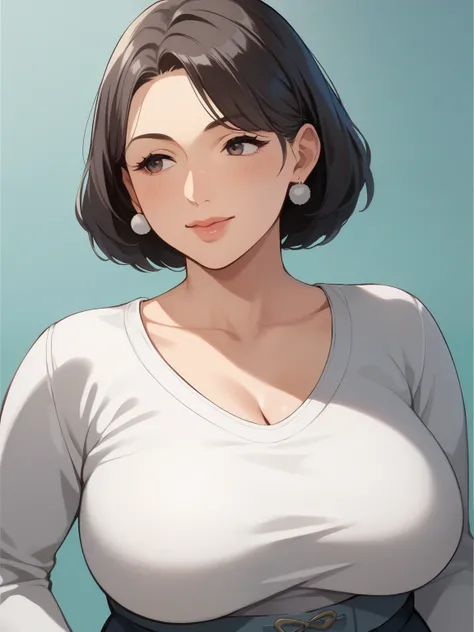  score_9,  score_8_   up the side,  score_7_   up the side,  score_6_   up the side,  score_5_   up the side,  score_4_   up the side,   source_Anime, tag1,   tag2, nsfw，  No posts， quality_ Masterpiece,   anatomically accurate，(aunt)  plump mature woman w...