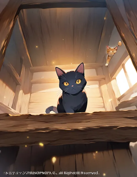 animal, cat, focus cat, cat tower, game CG, fantasy, break,(artist:orion_(orionproject) ),artist:fujiyama,artist:onono_imoko,break,(masterpiece), (best quality), (ultra-detailed),(Detailed Lighting), very aesthetic, newest, beauty illustration, (masterpiec...