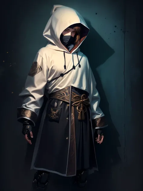  Hoodies and Pictures of People Wearing Hoodies,Assassin Style,  magician robe with a Tsukan motif ,  Hooded Person , Rusty robot wearing a hooded cloak ,  clean line art ,  Clear Outfit Designs ,  wearing a black robe ,Carved Faces ,Dark Shadows,Bangs hid...