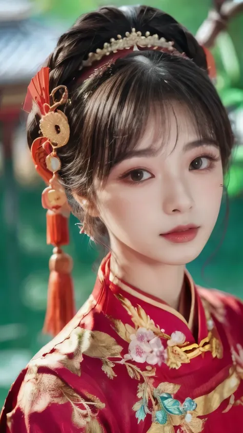 Hanfu,palace,穿Hanfu的女孩,Wearing ancient Chinese clothing,Traditional Chinese Clothing,Ancient Chinese Clothing,Ancient Chinese Princess,Chinese,Shoulder,Beth,( masterpiece),( top quality:1.1),( Very detailed), Best Illustrations, exquisite details ,(portrai...