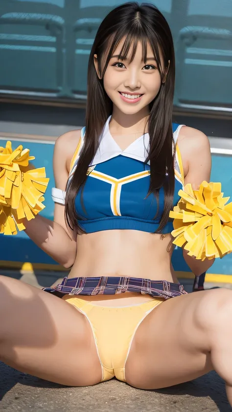     Poses That Invite Man's Unrivaled        Masterpiece,           top quality with full nudity behind ,             oconnor  、       Masterpiece、 , A perfect smile 、、    STADIUM,(     cheerleader、   cheerleading uniform    、ah、open 、 、 opens legs wide 、s...