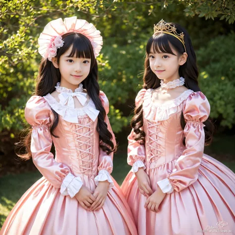 ,,highest quality, masterpiece, highest resolution, artwork, super それにget used to it, many get used to it, get used to it, それにget used to it, 3k realistic pictures,((twelve yaers old girl:1.0)),smile,short body height,Ultra-detailed juvenile face,they are ...