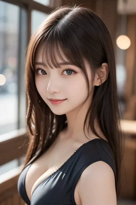  Table Top,  top quality, shape,  very detailed, finely,  Hi-Res,  8k wallpaper,  PERFECT DYNAMIC SHAPE,  beautifully detailed eyes , Tokyo Trends冬ファッション,Tokyo Trends＆ randomly introduce cute hairstyles,  Tiny Breasts ,  Natural Color Lips,  Random Sexy Po...