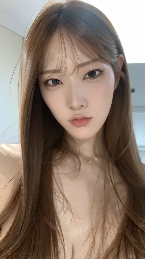   Clear Face Zoom 、 high quality close-up 、 Face Up  、  VERY REALISTIC SKIN  、 Very Well-Faced Woman 、 4 angry women    、    An angry raised eyebrow       、     she is staring into our eyes     、  Very angry look              、   、          completely nake...