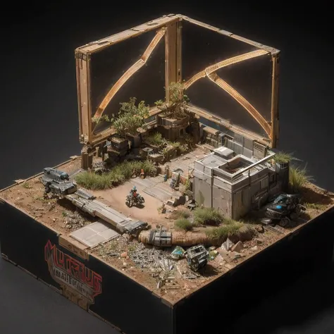 2728年Mars realistic model, (Bifurcation,  original photo,  Quality Best,  masterpiece:1.4),SteampunkCyberpunk6820 City,(CyberpunkMars light:1.3), Mars (Related to land),(in a Small Nature box:1.3),Isometric, Small Nature, landscape on foundation,landscape,