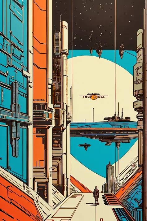 (((masterpiece,best quality))),32K Wallpaper,((( very detailed poster))),retro vintage,sci-fi,(((space thriller cinematic movie poster))),(((Bauhaus))),(((mid-century modern))),(((integral))),(((substance))),
