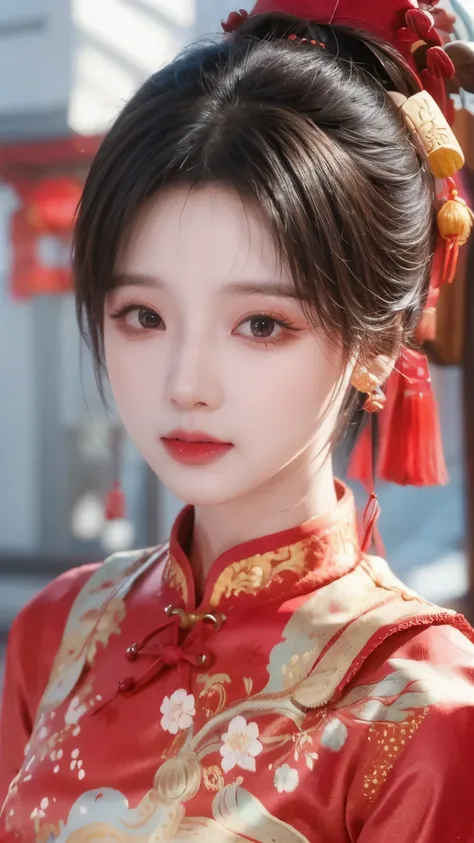 Hanfu,palace,穿Hanfu的女孩,Wearing ancient Chinese clothing,Traditional Chinese Clothing,Ancient Chinese Clothing,Ancient Chinese Princess,Chinese,Shoulder,Beth,( masterpiece),( top quality:1.1),( Very detailed), BEST ILLUSTRATION , exquisite details ,(portrai...