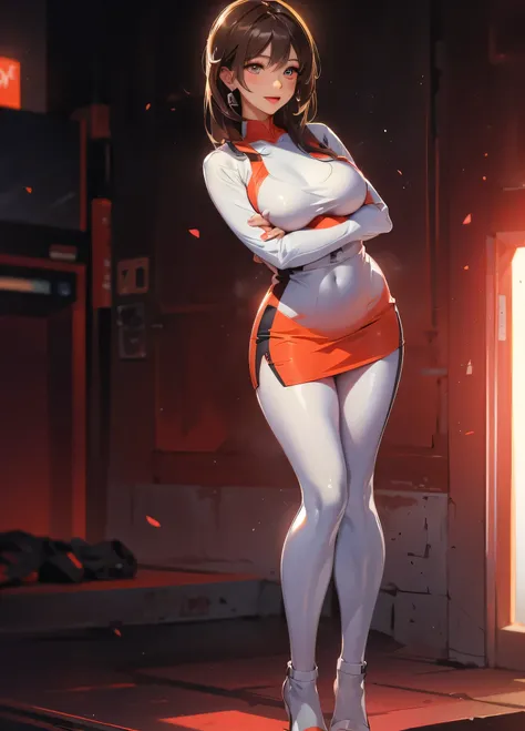 ((masterpiece,  top quality)),8k high quality, illustration,Ultra HD 8K , REALISTIC, sharp focus , Very Detailed , professional lighting , colorful details ,Luminous, intricate details,Glamorous , big boobs,  big ass, laughing, light,light 배경, racing circu...