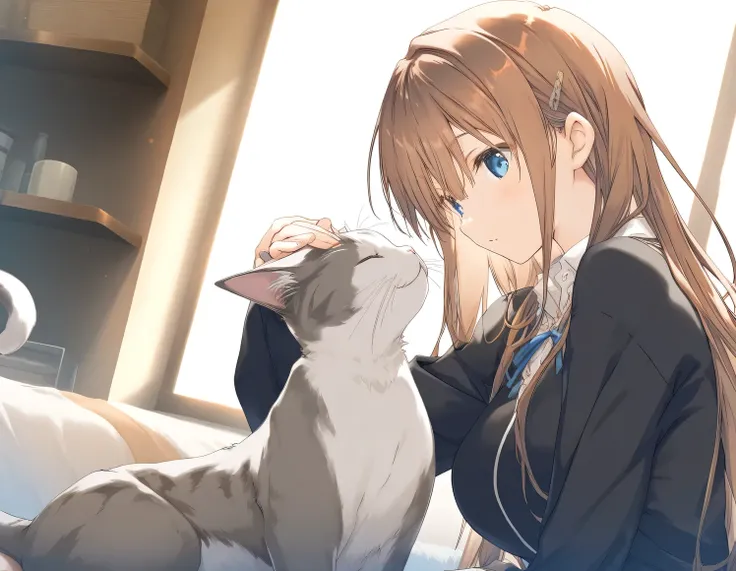 animal, cat,  game CG, break,(artist:mitsumi_misato),artist:fujiyama,artist:kokonoka, break,(masterpiece), (best quality), (ultra-detailed),(Detailed Lighting), very aesthetic, newest, 