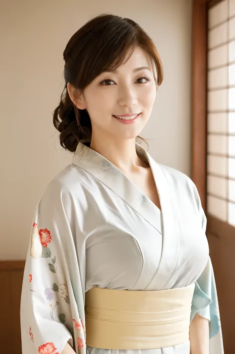 ( top quality、 Table Top、8k、 Highest Quality、 Award-winning work )、( public toilet:1.1)、50 years old、Mature Woman、(Innkeeper:1.1)、(Elegant floral patterned kimono:1.2)、(  perfect and accurate kimono with collar :1.2)、 Perfect Adult Woman Portrait Photo、 gl...