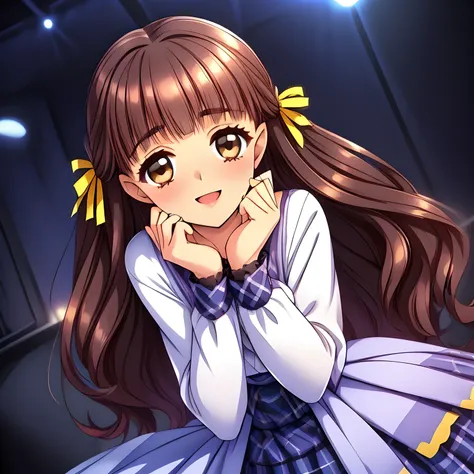 (highest quality, masterpiece:1.2), highest quality, High resolution, 1080p, 8K, (A 16yo beautiful pretty fashion model succubus, most beloved girl in the school, (intelligent and perfect slender body), too flattering smile, amazingly neat & clean, in peac...