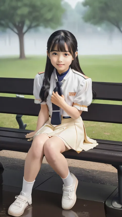  top quality、 natural depiction、 Hi-Res、delicate、Very high degree of perfection 、 beautiful,Girls are in elementary school６Grade、 black hair、cute girl eyes、Petite、Perfect Arms、 the Perfect Finger、Perfect Legs、 small breasts、Looks like Daidouji Tomoyo、((ruf...