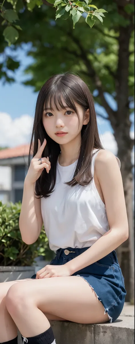  straight hair that flutters in the wind 、Show your ears、    embarrassing looks  、  is an embarrassing feeling
(  RAW Photo ,   top quality), ( By Mr. Nomi,   Photoreal:1.3),   Masterpiece,  Thin shoulders and small   、delicate,  スレンダーin beautifulプロポーション ,...