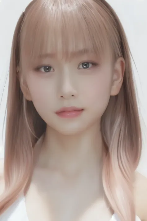 masterpiece,best quality,ultra-detailed, detailed,beautiful detailed eyes,portrait,photorealistic,official art,depth of field,faint light,face focus,sharp focus, Tom girl,Japanese, beautiful,twintails,hair pink brown hair,short hair,fine hair,glistening sk...