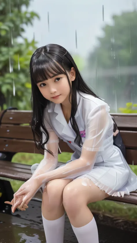  top quality、 natural depiction、 Hi-Res、delicate、Very high degree of perfection 、 beautiful,Girls are in 5th grade、 black hair、cute girl eyes、Petite、Perfect Arms、 perfect finger、Perfect Legs、 small breasts、Looks like Daidouji Tomoyo、((frilly parade uniform...