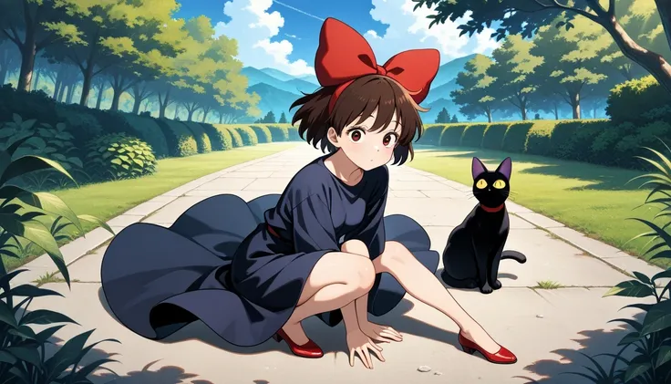 1 black cat, jiji (majo no takkyuubin), masterpiece,best quality,amazing quality、クローズアップ、