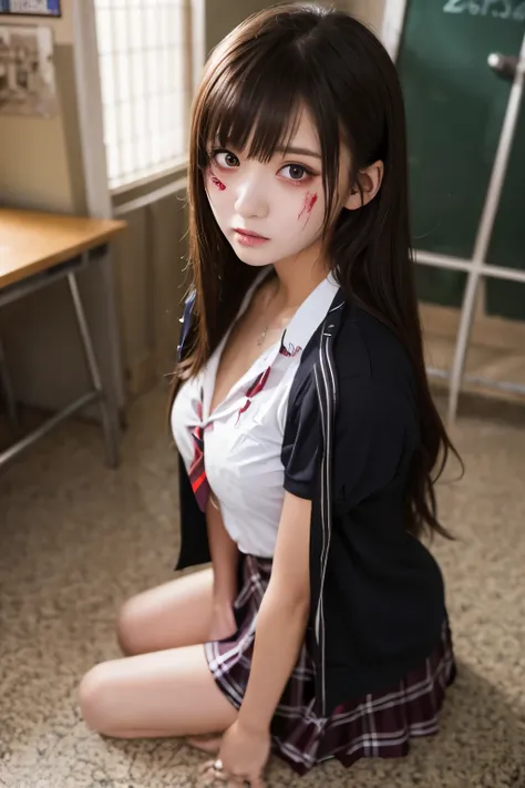  high image quality、Genuine、Valuable、 artistic、 Symmetry、nice chest、 Beautiful Pretty Girl、 cute face、Pretty girl with long hair、Beautiful legs barefoot、Spiritual World、ラリってる zombie high school girl、 zombie high school girl、 zombie high school girl、 zombie...