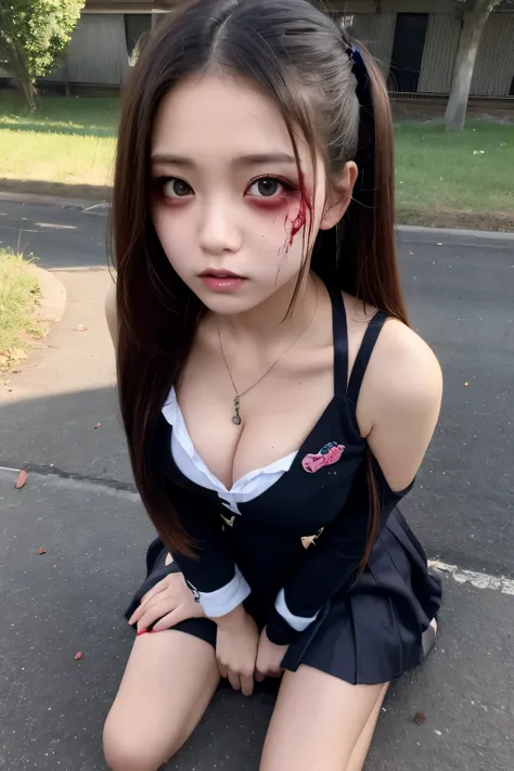  high image quality、Genuine、Valuable、 artistic、 Symmetry、nice chest、 Beautiful Pretty Girl、 cute face、Pretty girl with long hair、Beautiful legs barefoot、Spiritual World、ラリってる zombie high school girl、 zombie high school girl、 zombie high school girl、 zombie...