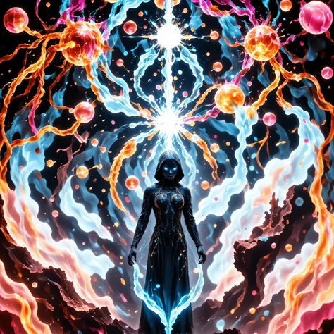 something strange and full of colors