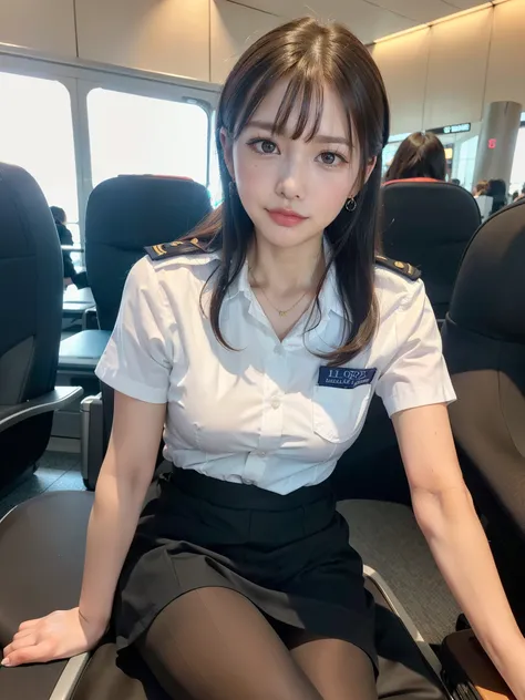 ((Best of the highest quality, 8k, Masterpiece, raw photo: 1.2)), (Sharp focus: 1.2), (1 AESPA, slim body type female, 21 y/o: 1.1), (solo: 1.28), (realistic, photo-realistic:1.37), cute face, finely eyes, (droopy eyes: 1.32), (Emphasize prominent aegyo-sa...