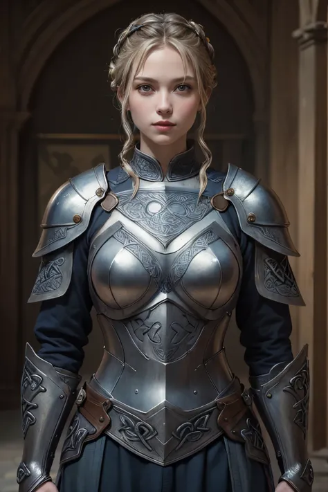 (( masterpiece)), ( top quality),  Official Art,   very detailed CG,  Unity 8k Wallpaper, 
(Celts_ knotwork :1.3), (Snydam :1.3),  museum display of medieval female knights wearing steel armor,  decorated , Engraved, 
( not human:1.3),Photo from chest up