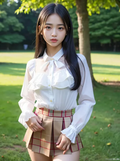 (Best-quality, Masterpiece, Ultra High Resolution, (Photorealistic:1.4), Raw Photo, depth of field, professional lighting, perfect anatomy, extremely details), 1girl, (((15-years-old))), the most famous Japanese idol, (wearing most realistic outfits, (Vale...