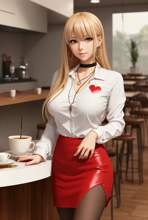 score_9, score_8_up, score_7_up, score_6_up, score_5_up, score_4_up,
source_anime, realistic,
1 girl, standing, cowboy shot, cafe,
BREAK
ReikaKurashiki, red_jacket:1.2), standing , huge breast ,cowboy shot, thick body, long_sleeves, heart_necklace, white s...