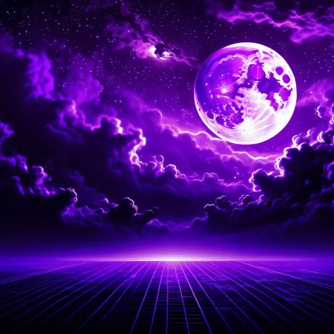 Make me background purple end time style