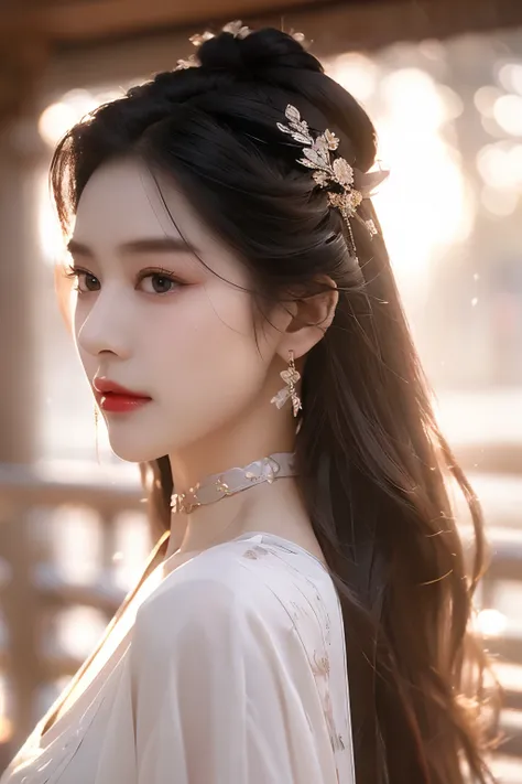 8k, Masterpiece, raw photos, best quality, realistic, Very detailed CG unity 8k wallpaper., depth of field, Cinema-grade lighting, lens flare, Ray tracing, (Very beautiful face, beautiful lips, beautiful eyes), A face with intricate details, ((Ultra-detail...