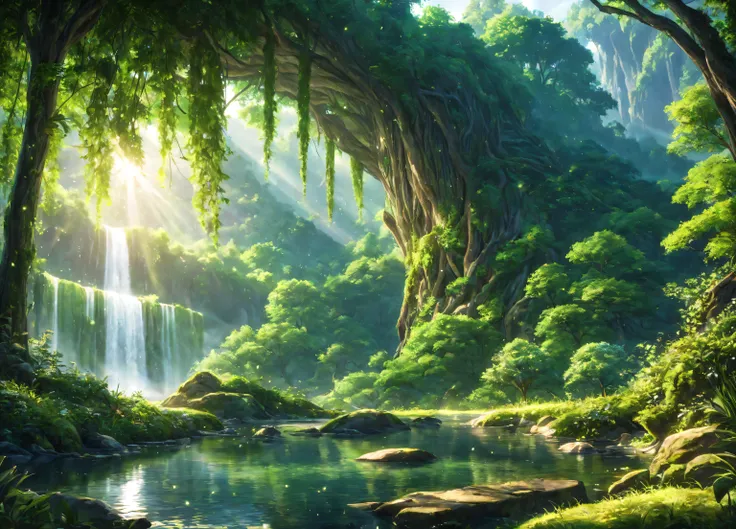 (forest, lake, day, sunny, spring, nature, green theme),
vibrant colors, dreamlike atmosphere, intricate details, ethereal lighting, ethereal beauty, magical visions, whimsical elements, mesmerizing surrealism, captivating imagination, awe-inspiring beau...