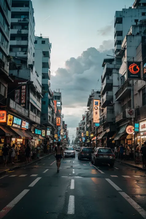 Manado City with the Cyberpunk