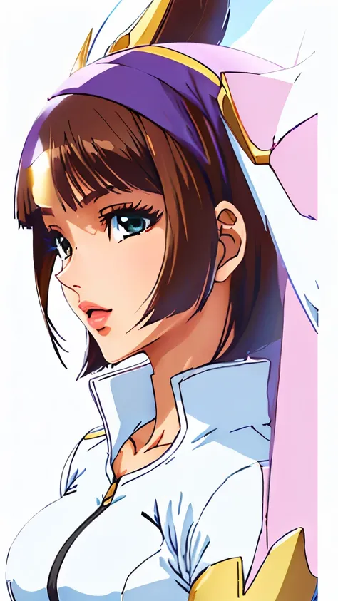 ピンクと白の衣装とグレーのブーツを着たwoman, ( Sayaka Yumi), , Detailed pictures,MazingerZのSayaka Yumi、mini skirt combat suit 、 woman :8, glamorous Angel Woman Digimon
