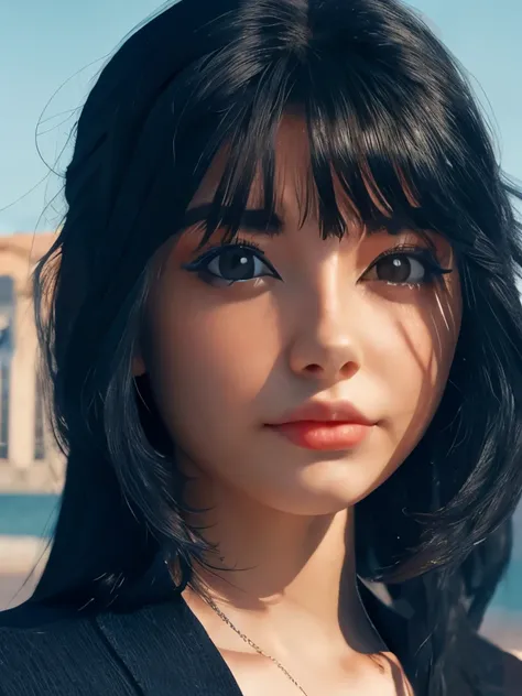 black hair, Surrealism, 8k, super detail