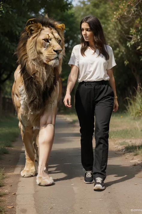 Walk with the lion