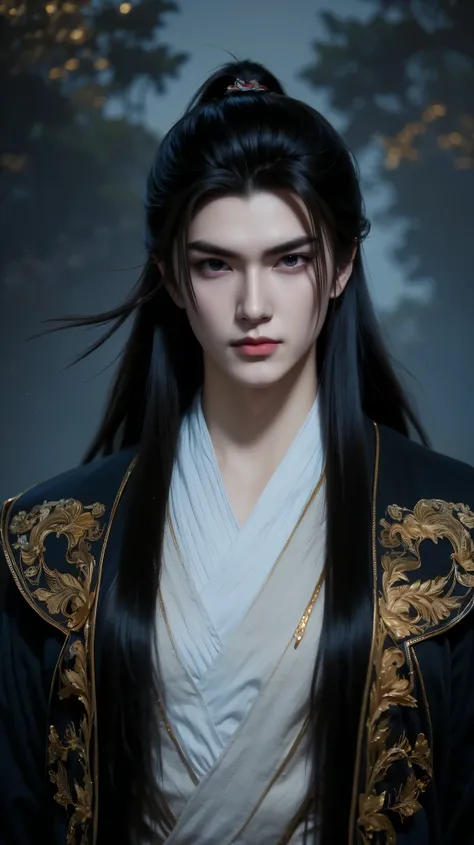 ''The beautiful portrait of Vuong Lam exudes coldness, majesty mixed with a bit of loneliness and determination. His piercing, dark blue eyes reflect resilience, experience and an inscrutable inner world, representing a man whose life has been shaped by co...