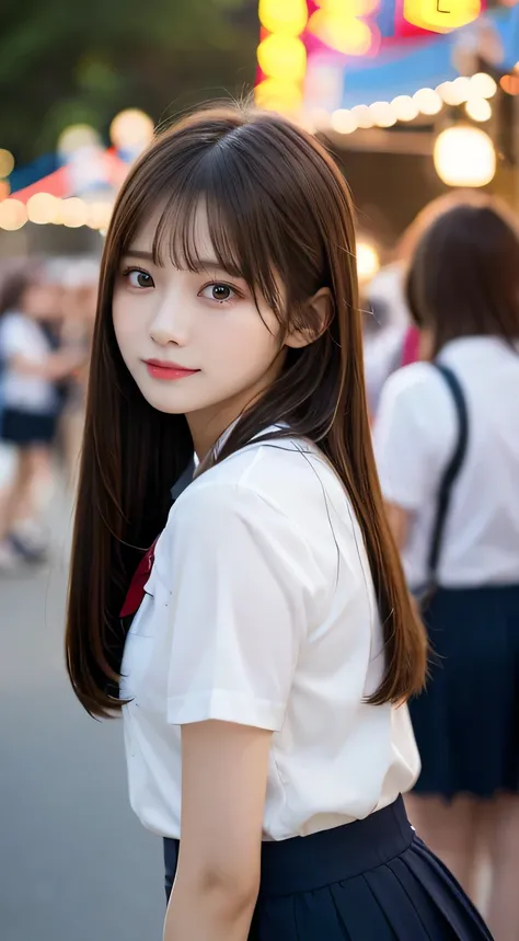  top quality,  Masterpiece 、 actual photo  、The most beautiful girl in the world 、 Cute looks、 Slender 、  perfect beautiful face   、  perfect and beautiful eyes   、   perfect and beautiful double eyelids  、   Fashion Model  、 Cute looks、   light brown hair...