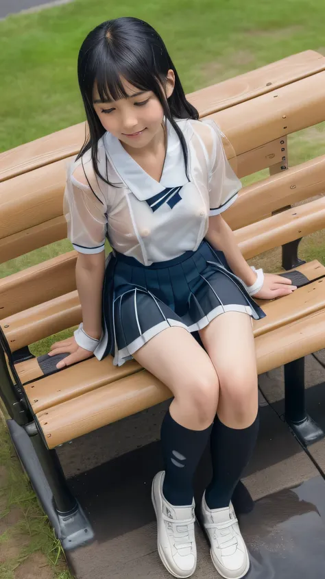  top quality、 natural depiction、 high res、delicate、Very high degree of perfection 、 beautiful,Girls are in elementary school６Grade、 black hair、cute girl eyes、Petite、Perfect Arms、( perfect finger)、Perfect Legs、 small breasts、Looks like Daidouji Tomoyo、((Mar...