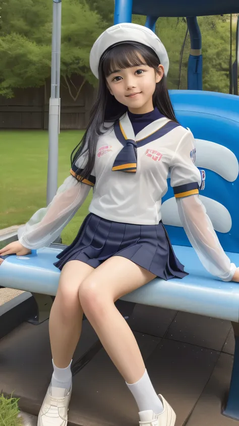  top quality、 natural depiction、 high res、delicate、Very high degree of perfection 、 beautiful,The girl is a 8th grader 、 black hair、cute girl eyes、Petite、Perfect Arms、( perfect finger)、Perfect Legs、 small breasts、Looks like Daidouji Tomoyo、((Marching band ...