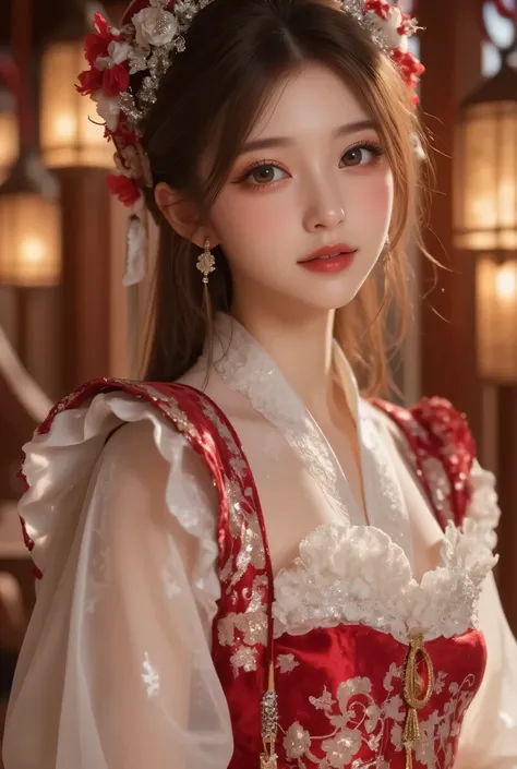 cute beautify young pretty chinese idol is smile and wear beautify outfits and beautiful dress, reflecting the cultural essence of the location.

🌍 Randomized Travel Theme:
She is gracefully dressed in an outfit inspired by a randomly selected world cultur...