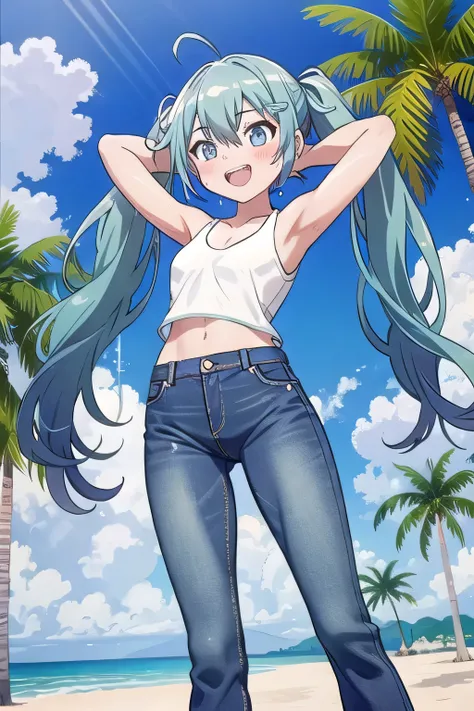 masterpiece,best quality,ultra detail, ((Perfect Face, Perfect Arms, Perfect hands, Perfect Fingers)), 1girl, 14yo, petite, ((round face, ecstasy, orgasm face, drooping eyes, shame smiling, blush)), dropping eyes, sleepy, Open mouth, ((White teeth)), backg...