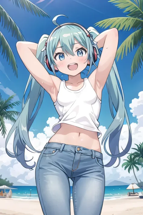 masterpiece,best quality,ultra detail, ((Perfect Face, Perfect Arms, Perfect hands, Perfect Fingers)), 1girl, 14yo, petite, ((round face, ecstasy, orgasm face, drooping eyes, shame smiling, blush)), dropping eyes, sleepy, Open mouth, ((White teeth)), backg...